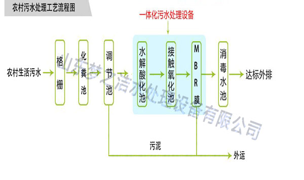 一体化农村草莓视频APP污污设备工艺图 