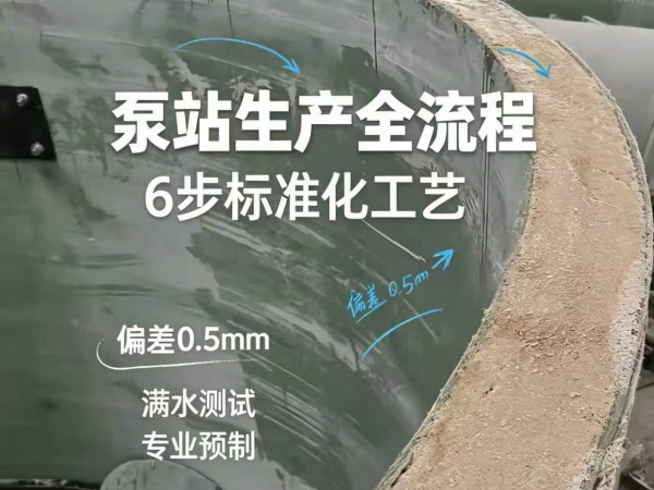 树脂混凝土一体化预制泵站